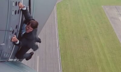 Colocar Tom Cruise do lado de fora do avião partiu de uma brincadeira (Foto: Reprodução)