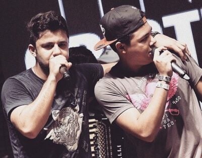 Cristiano Araújo e o irmão, Felipe (Foto: Reprodução / Instagram)