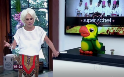 A apresentadora mudou o visual (Foto: Reprodução)