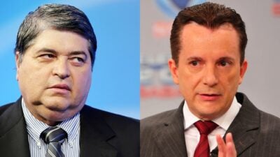 Datena e Russomanno serão candidatos à prefeitura de São Paulo (Foto: Divulgação/Montagem)