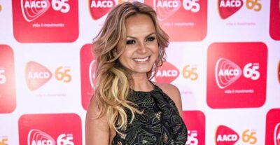 Eliana atrai olhares na festa de aniversário da AACD em SP