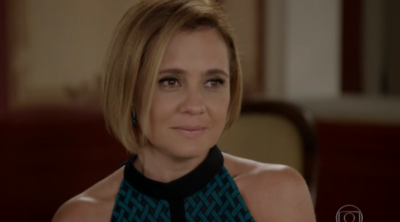 Adriana Esteves e Inês em 