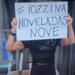 Mônica Iozzi faz campanha durante o "Tomara que Caia" (Foto reprodução)