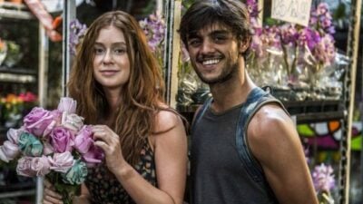 Marina Ruy Barbosa e Felipe Simas em 