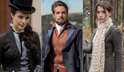 Paolla Oliveira, Rafael Cardoso e Alinne Moraes em 