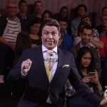 Silvio Santos ganhou vida no programa da Globo ao vivo (Foto divulgação)