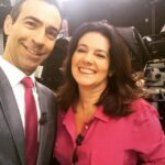 Mara Luquet fala sobre suposta "DR" com César Tralli em telejornal ao vivo (Foto reprodução)