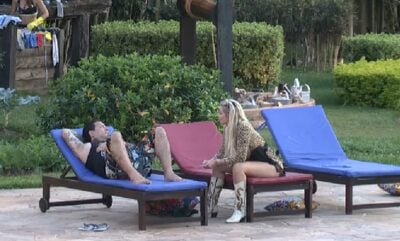 Modelo revelou interesse em conversa com Edu K. (Foto: Reprodução/Record)