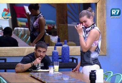 Ex-miss falava de Luka e Ana Paula até a chegada de um dos peões (R7).