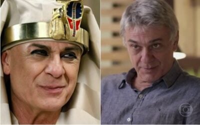 Zécarlos Machado fez duas novelas na sequência (Fotos: Reprodução)