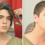 Matheus Lustosa raspa o cabelo para viver egípcio em "Os Dez Mandamentos" (Foto: Divulgação)