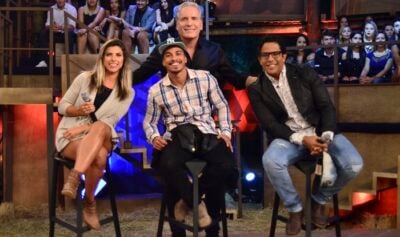Roberto Justus e os finalistas de 