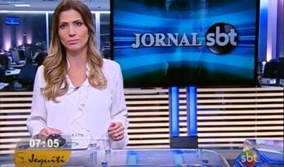 Patrícia Rocha apresenta boletins ao vivo no 