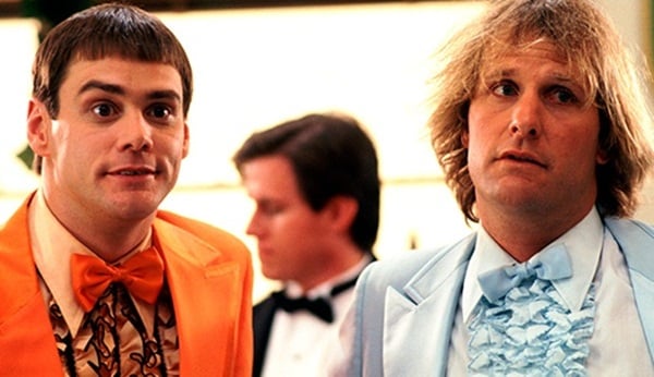 Jim Carrey e Jeff Daniels em cena do filme Debi e Lóide: Dois Idiotas em Apuros (Foto: Divulgação)
