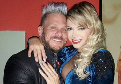 Léo Áquila e marido (Foto: Divulgação)