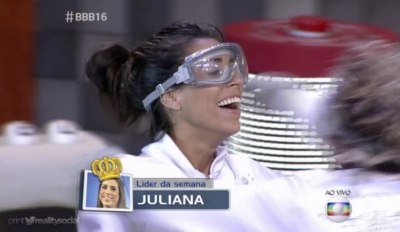 Juliana é a nova Líder do 