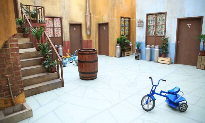 Exposição "Turma do Chaves" traz reprodução do cenário do seriado para São Paulo (Foto: Divulgação/Memorial da América Latina)