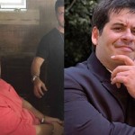 Leandro Hassum e seu irmão, Carlos Alexandre, recém solto.