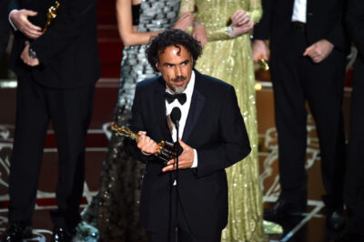 Diretor Alejandro G. Iñarritu no Oscar 2015. (Foto: Divulgação)