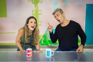 Maíra Charken e Otaviano Costa (Foto: Globo/João Miguel Júnior)