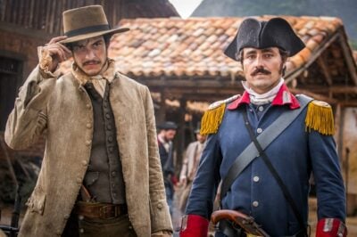 Rubião (Mateus Solano) e Tolentino (Ricardo Pereira)
(Foto: Globo/Paulo Belote)