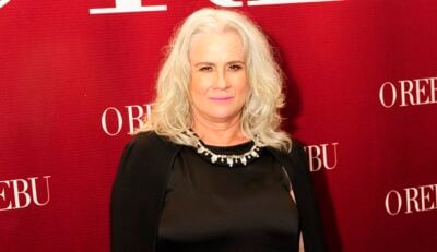Vera Holtz no lançamento de 