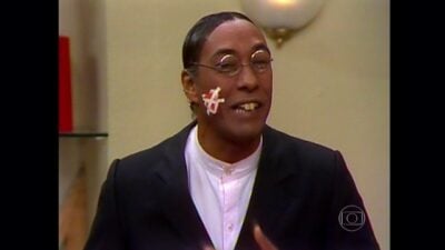 Seu Batista na Escolinha (Foto: Reprodução)
