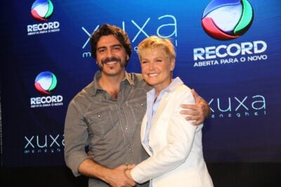 Xuxa e o namorado, Junno (Foto: Divulgação)
