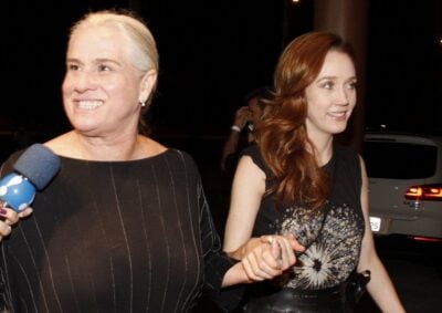 Vera Holtz e Camila Morgado na despedida de 