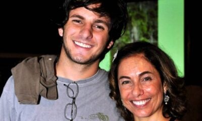 Apresentadora ao lado de Rafael Mascarenhas, seu filho (Foto: Divulgação)