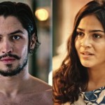 Miguel (Gabriel Leone) e Olívia (Giulia Buscacio) em cenas de "Velho Chico"
(Foto: Reprodução/Globo)