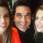 Mariana Leão, Edu Guedes e Erica Reis, namorada do apresentador
(Foto: Reprodução/Instagram)