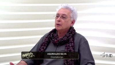 Aguinaldo em sua última participação no programa. (Foto: Reprodução)