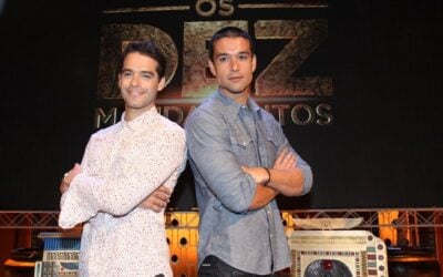 Guilherme Winter e Sérgio Marone vão para a a Argentina divulgar a novela (Foto IG Gente)