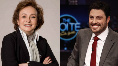 Joana Fomm estará em filme com Danilo. Foto - montagem.
