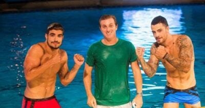 Luciano Huck em umadas edições do Saltibum (Foto: Divulgação)