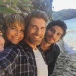 Isabelle Drummond, Cláudia Abreu, Reynaldo Gianecchini e Chay Suede (Foto: Instagram / Reprodução)
