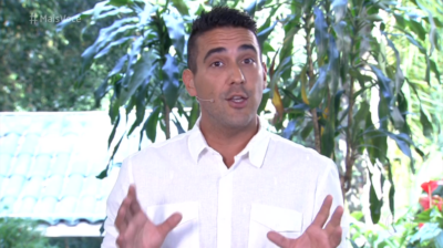 André Marques cometeu erro terrível durante o programa ao vivo
(Foto: Reprodução/Globo)