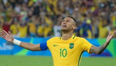 Neymar ao fim da partida entre Brasil e Alemanha, no último sábado (20)
(Foto: Ricardo Stuckert)