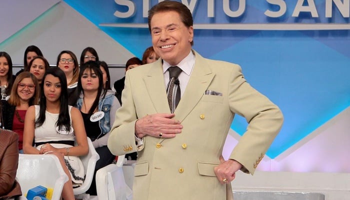 Silvio Santos em seu programa no SBT (Foto: Lourival Ribeiro/SBT)