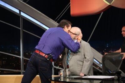 Jô recebeu Faustão nessa semana pela primeira vez em 15 anos de Globo (Foto: Carol Caminha/Gshow)