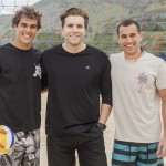 Gabriel (Felipe Roque), Caio (Thiago Fragoso) e Giovane (Ricardo Vianna)
(Foto: Globo/Artur Meninea)