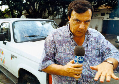 Gil Gomes trabalhou no SBT e ficou famoso pela suas crônicas policiais  (Foto: Divulgação)