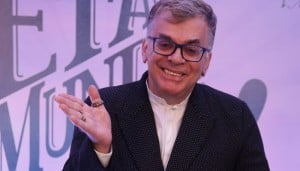 Walcyr Carrasco no lançamento de "Êta Mundo Bom" (Foto: Globo/Paulo Belote)