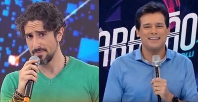 Marcos Mion e Celso Portiolli, concorrentes nas noites de sábado
(Foto: Reprodução/Record/SBT/Montagem)