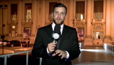 Cassius Zeilmann é o apresentador do SBT Notícias
(Foto: Reprodução/Youtube)