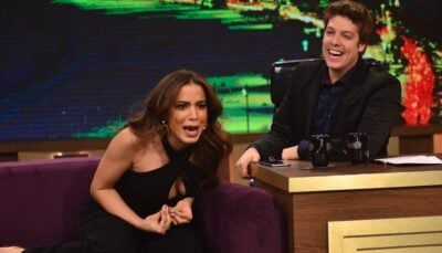 Fábio Porchat e Anitta no 