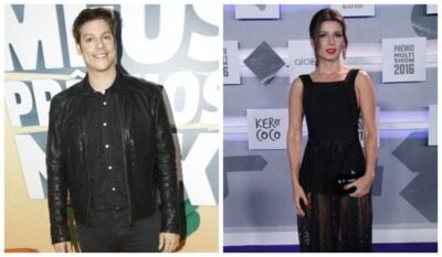 Fábio Porchat fez piada com Paula Fernandes (Foto: Celso Tavares / EGO | Delson Silva / Agnews)