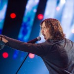 Gui Santiago (Vladimir Brichta) em gravação de prêmio de música em 'Rock Story'
(Foto: Globo/João Cotta)