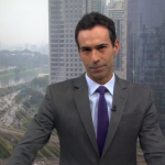 Cesar Tralli no comando do "SPTV 1ª Edição"
(Foto: Reprodução/Globo)